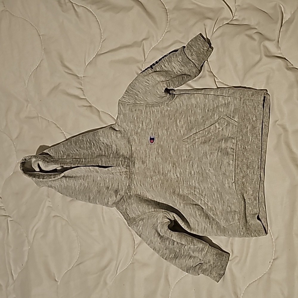 Champion grey hoodie 12 month sweatshirt